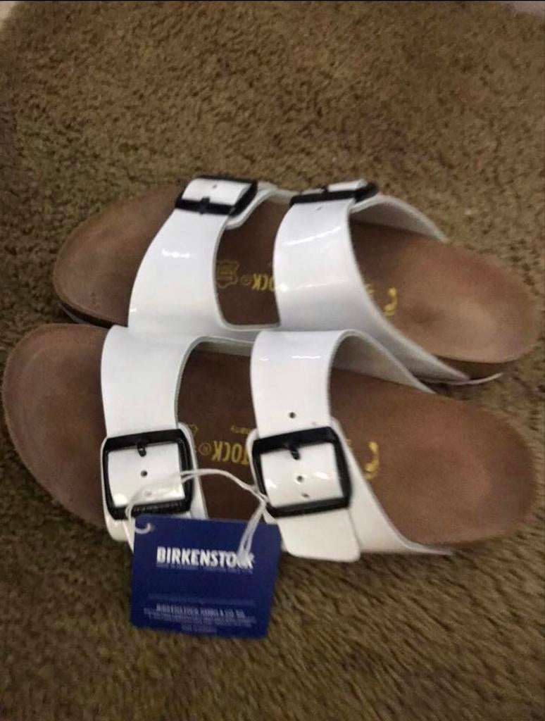 Nieuwe Birkenstock Echt leer schoenen 38 maat, Kleding | Dames, Schoenen, Ophalen of Verzenden, Nieuw