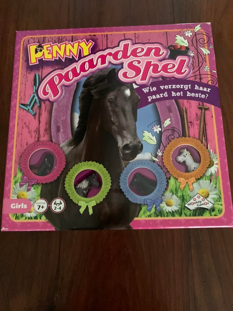 Penny paarden bordspel, Ophalen of Verzenden, Gebruikt
