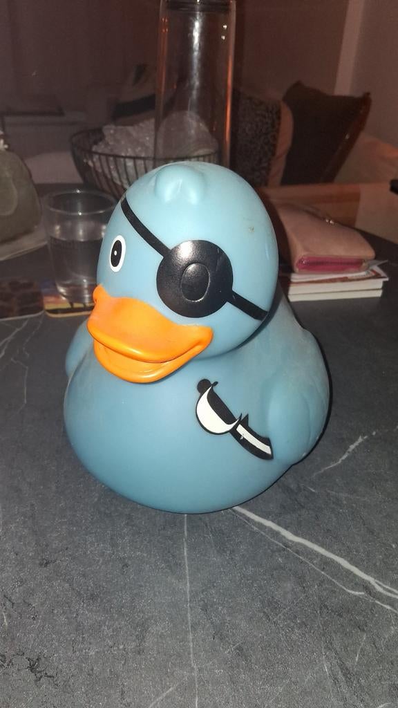 Grote blauwe badeend, Ophalen of Verzenden, Zo goed als nieuw