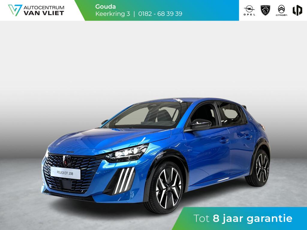 Peugeot 208 1.2 Hybrid 110 e-DCS6 GT | TOT 8 JAAR GARANTIE, 1199 cc, Met garantie (alle), Blauw, Origineel Nederlands