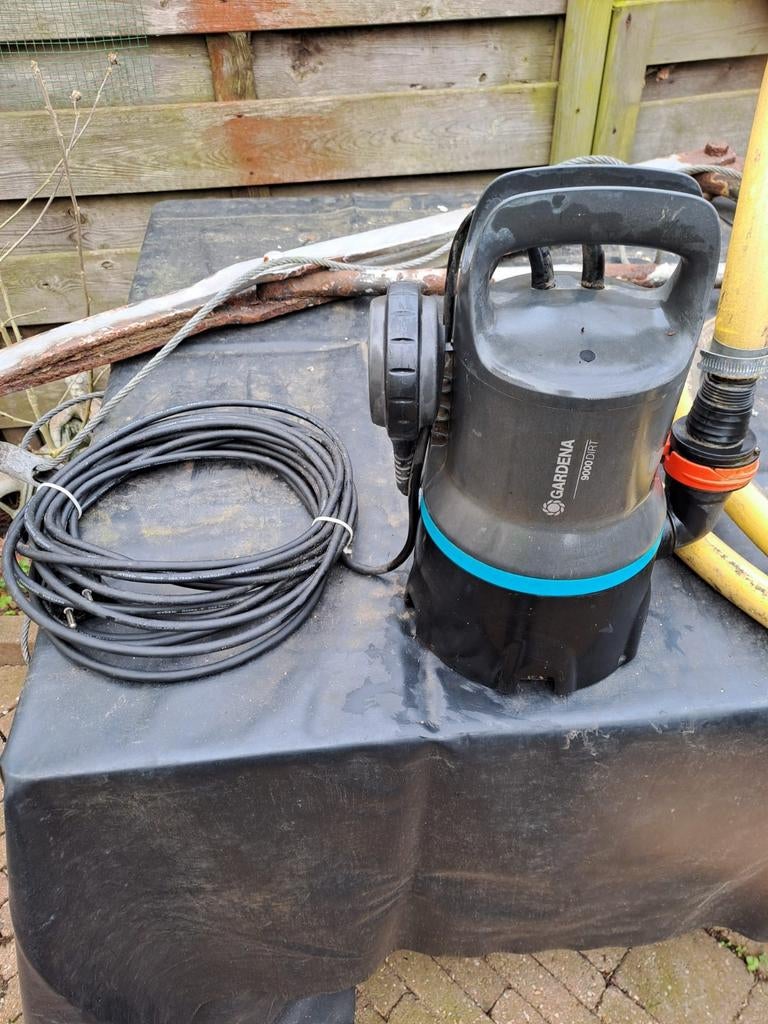 Gardena Vuilwater Dompelpomp 9000 Dirt, Ophalen, Gebruikt, Elektrisch, Dompelpomp