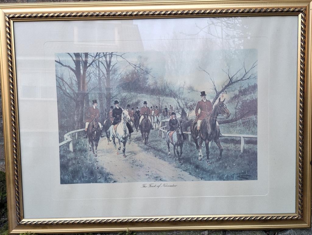 Jacht Schilderij, Antiek en Kunst, Kunst | Schilderijen | Klassiek, Ophalen of Verzenden