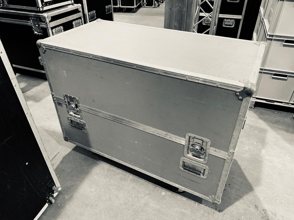 Professionele Flightcase voor 2 42 tot 45 inch tv schermen, Ophalen, Gebruikt, Overige instrumenten, Flightcase