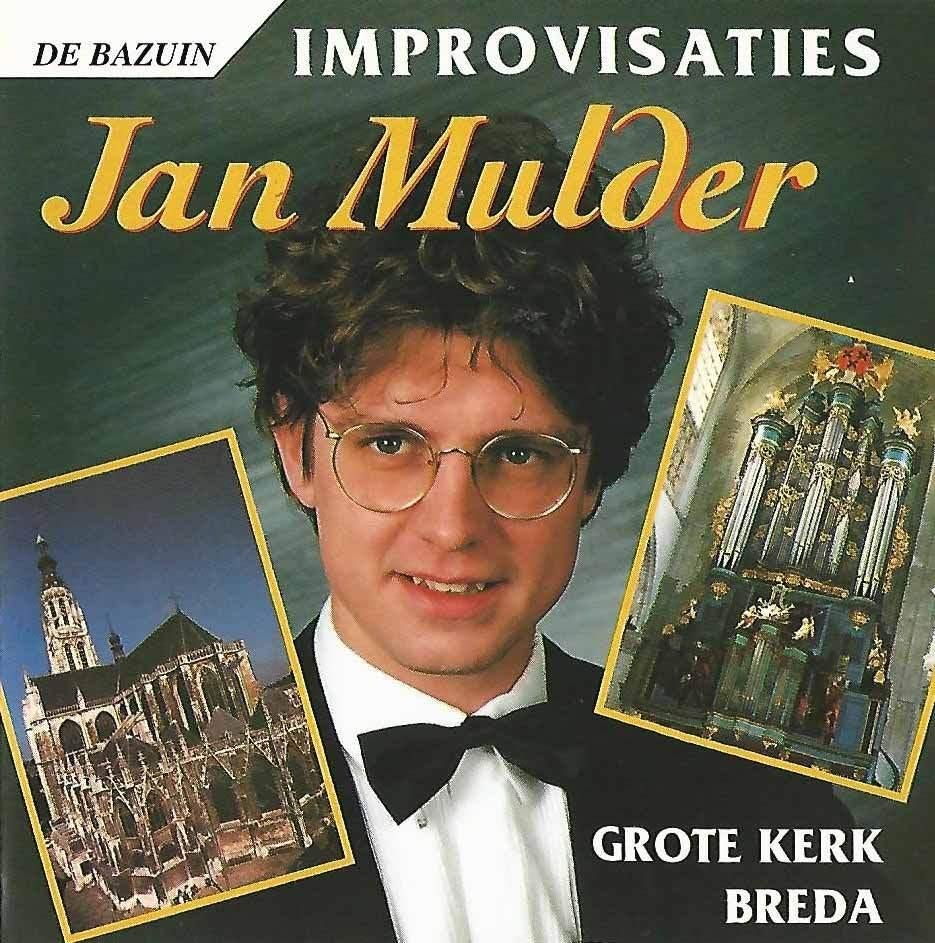 OrgelCD: Jan Mulder improvisaties Grote Kerk Breda, Ophalen of Verzenden, Zo goed als nieuw, Koren of Klassiek