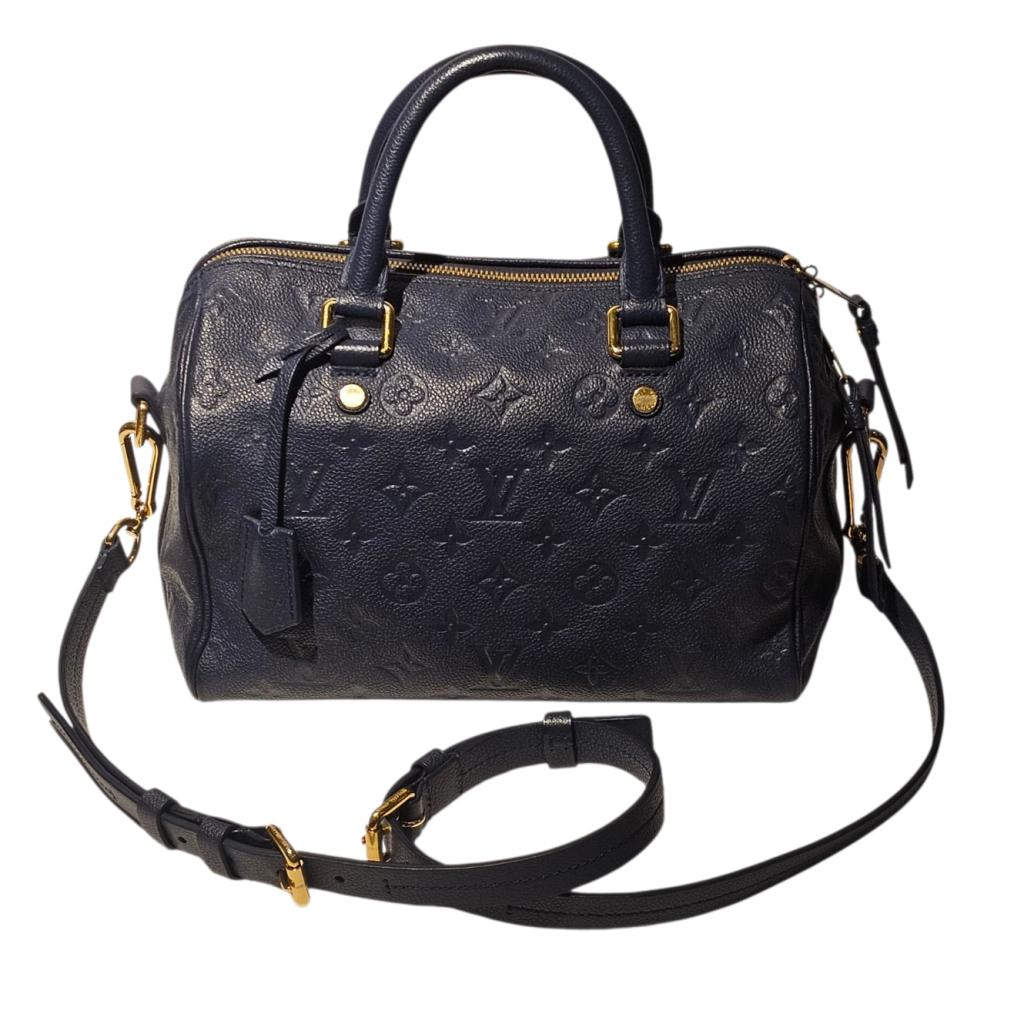 Louis Vuitton Speedy Bandoulière 25 in Mono Blue 2012, Louis Vuitton, Gebruikt, Support@louisvuitton.com, 2 Rue du Pont Neuf
75001 Paris
France