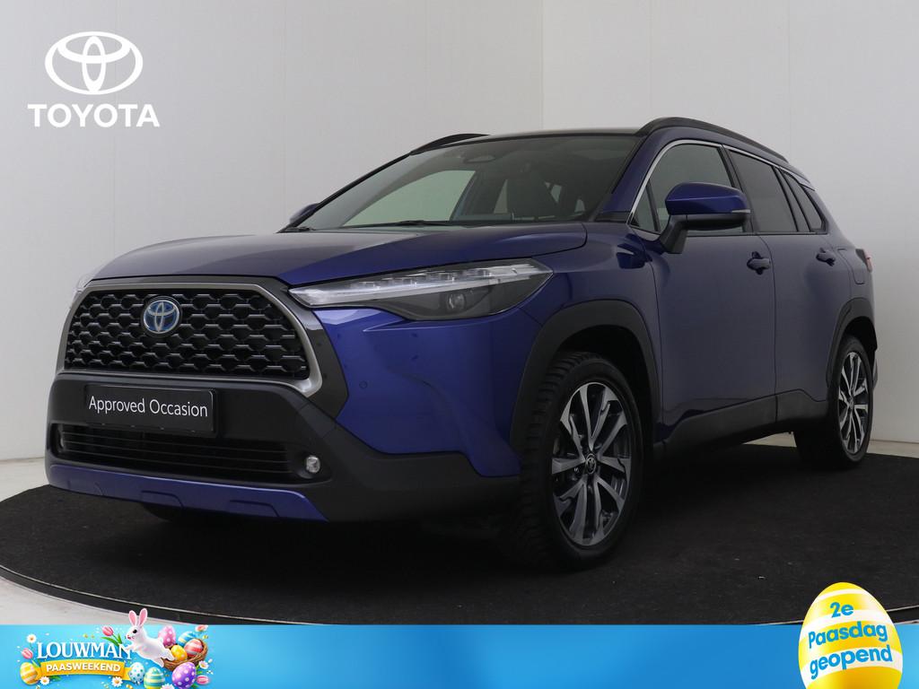 Toyota Corolla Cross 2.0 High Power Hybrid First Edition | S, 12 maanden, Stof, Gebruikt, Zwart