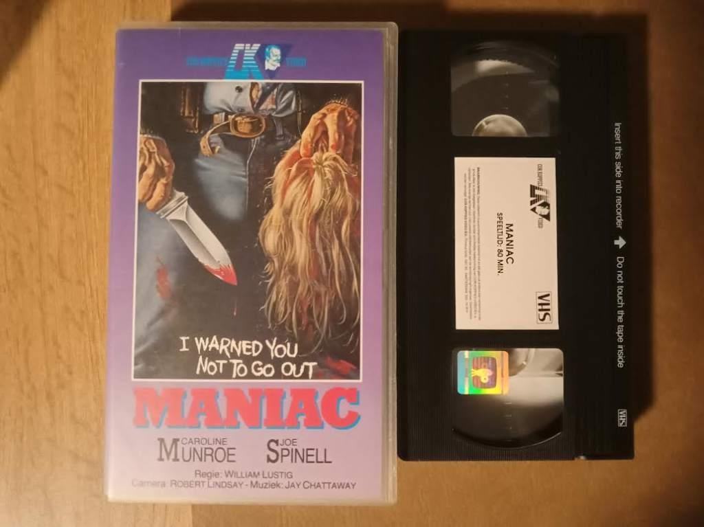 Maniac (Slasher/Horror) 1980, Vanaf 16 jaar, Ophalen of Verzenden, Gebruikt, Horror