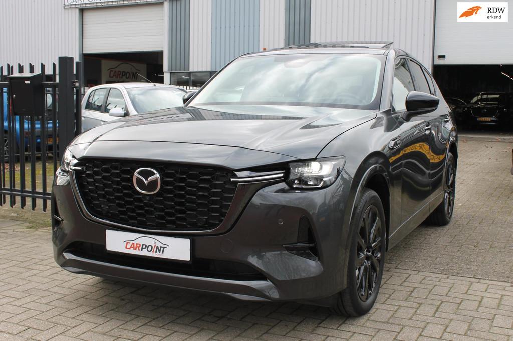 Mazda CX-60 2.5 e-SkyActiv PHEV Homura Pano ACC Drive Assist, Automaat, Gebruikt, Zwart, 4 cilinders