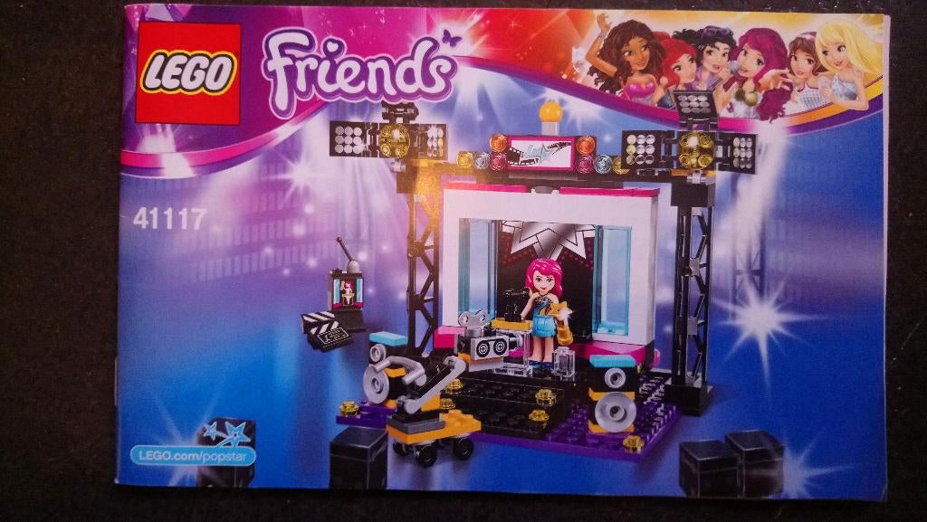 lego friends 41117 - Popster TV studio, Lego, Compleet, Friends, Ophalen of Verzenden