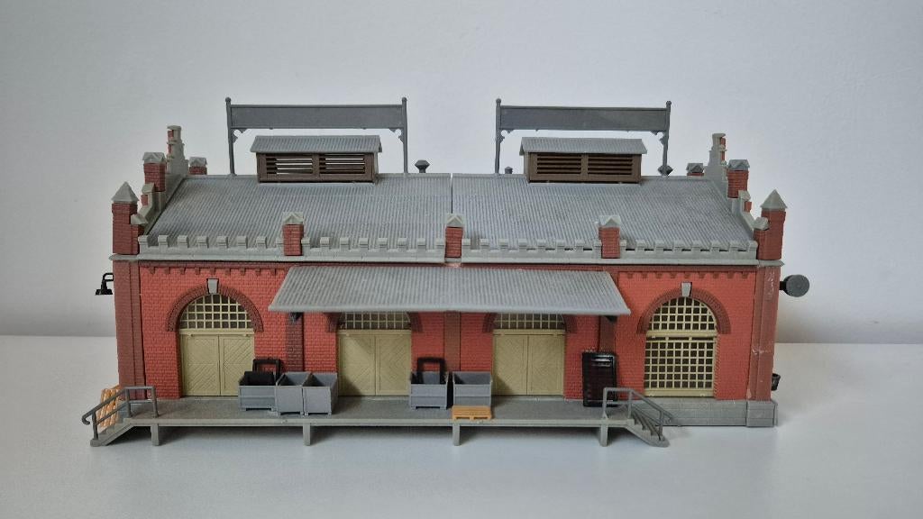 Kibri 39404 H0 Magazijn opslagloods, Ophalen of Verzenden, Gelijkstroom of Wisselstroom, Brug, Tunnel of Gebouw, Overige merken