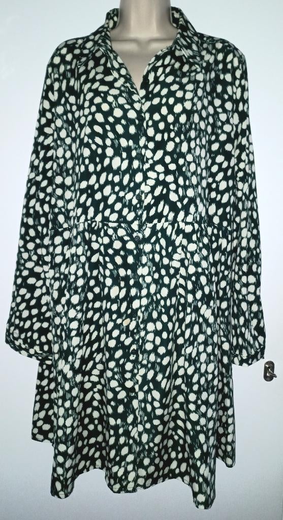By One jurk / lange blouse maat XXXL (46/48), Kleding | Dames, Ophalen of Verzenden, Zo goed als nieuw, Groen, Jurk