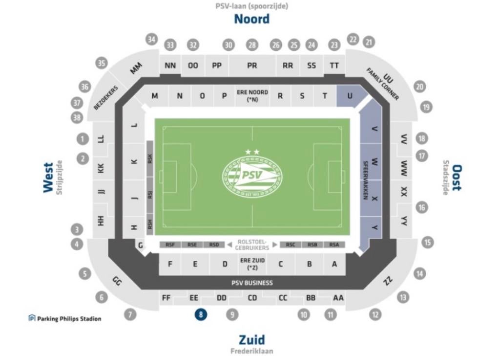 PSV-AZ 2 tickets Vak D, Tickets en Kaartjes, Sport | Voetbal, Twee personen, Oktober