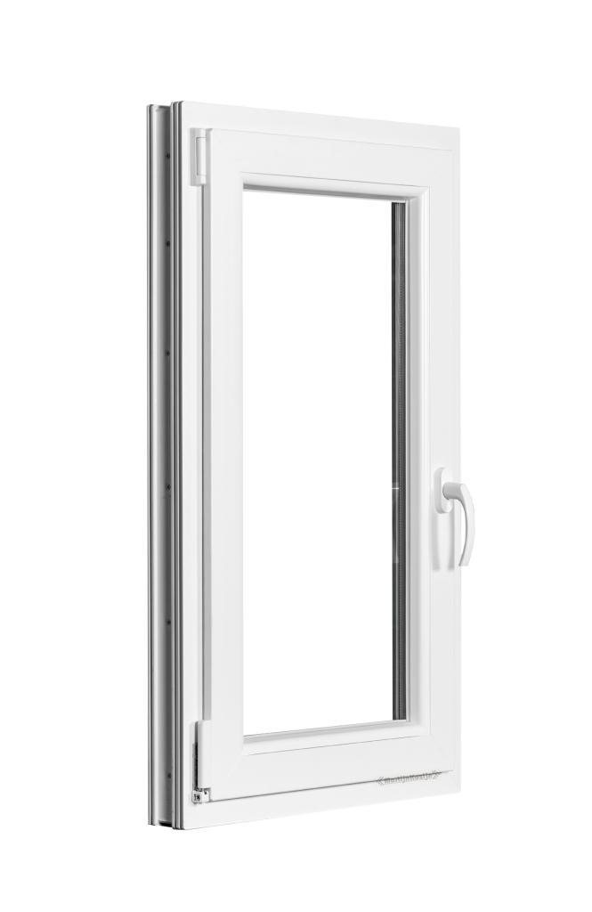 Kunststof Draaikiep Kozijn 60 x 100 cm (2534) -60-, Niet ingevuld, Kunststof, Raamkozijn, Niet ingevuld