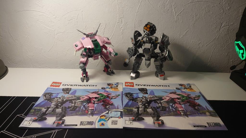 Lego Overwatch 75973 D.Va & Reinhardt, Ophalen of Verzenden, Gebruikt, Complete set, Lego