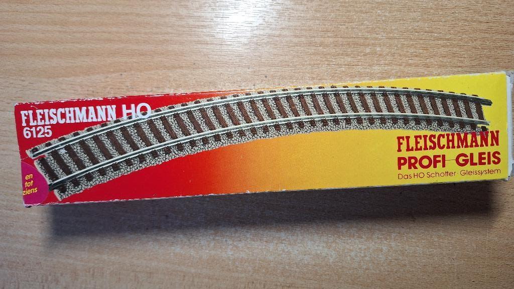 Fleischmann H0 Profi-rail gebogen rail 6125 (7), Gelijkstroom, Fleischmann, Rails, Ophalen of Verzenden