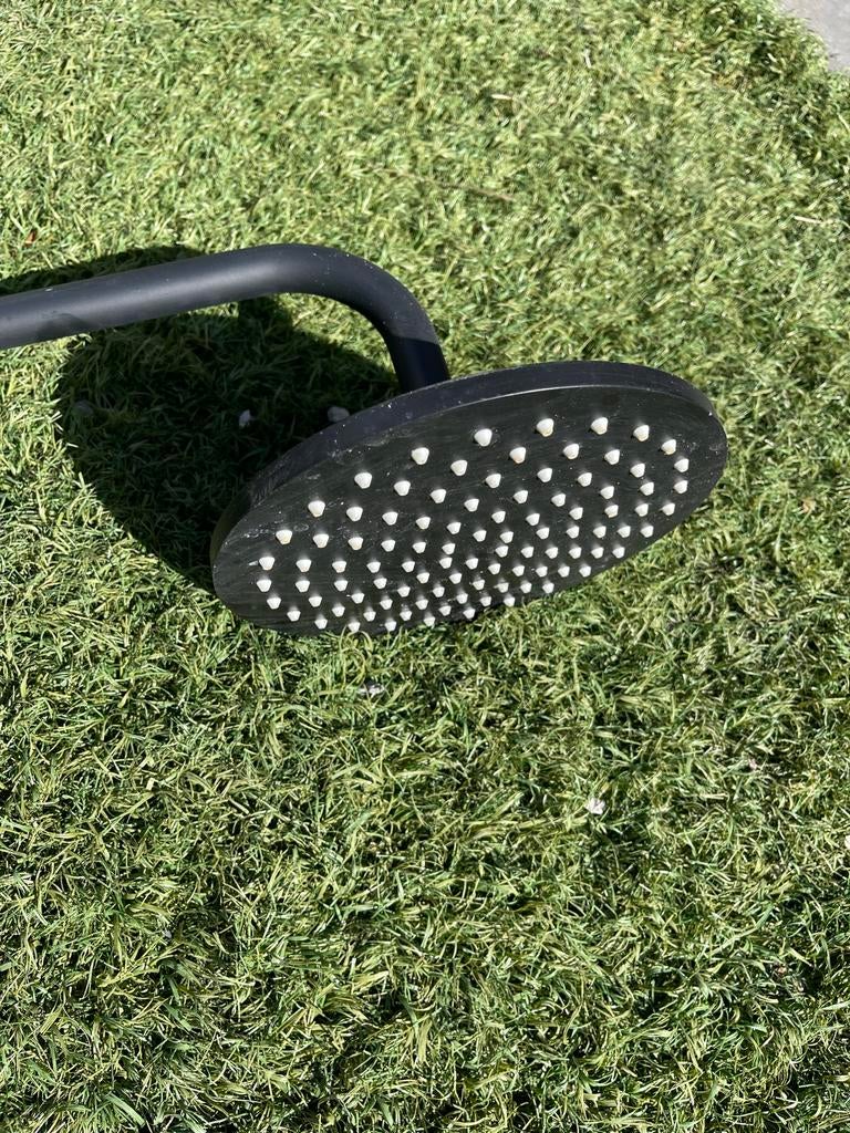 Zwarte regendouche, Ophalen of Verzenden, Gebruikt, Douche