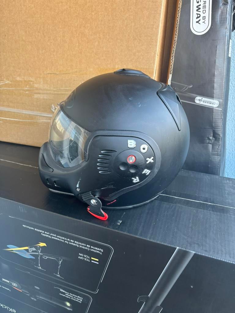 Motor helm boxer maat L, Ophalen, Zo goed als nieuw