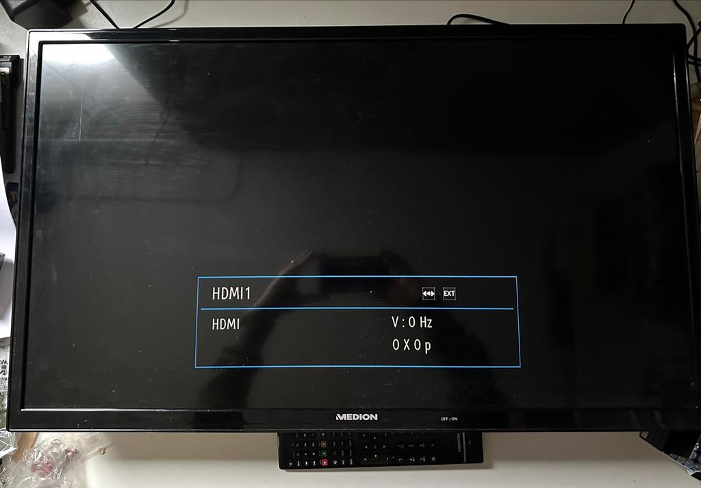 32 inch Medion TV, Ophalen, Gebruikt, 50 Hz, Overige merken