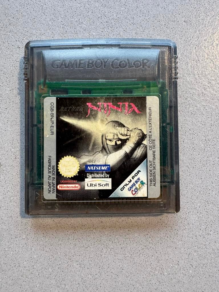 Return of the Ninja Game Boy Color (CGB-BNJP-EUR), Avontuur en Actie, Gebruikt, 1 speler, Ophalen of Verzenden