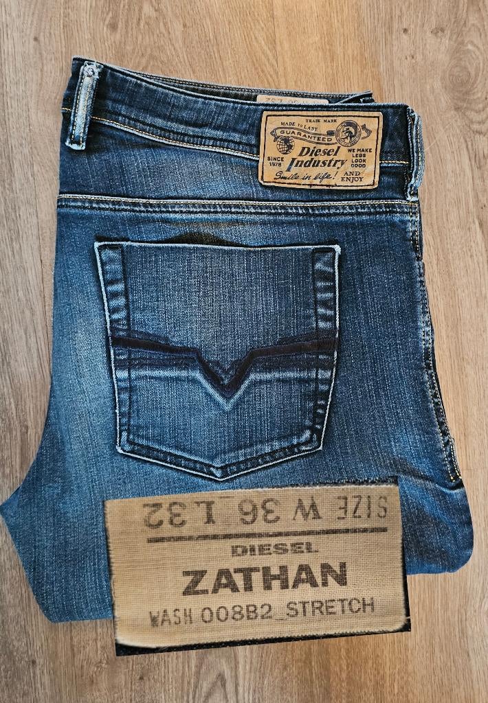 Diesel ZATHAN W36 L32 | 36x32 # Bootcut *y2k #D1989, W36 - W38 (confectie 52/54), Diesel, Blauw, Diesel