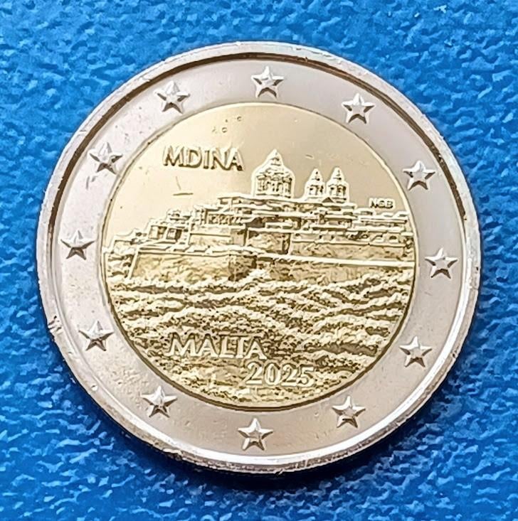 Malta 2 Euro "Mdina" 2025 UNC, Postzegels en Munten, Munten | Europa | Euromunten, Verzenden, Malta, 2 euro, Losse munt