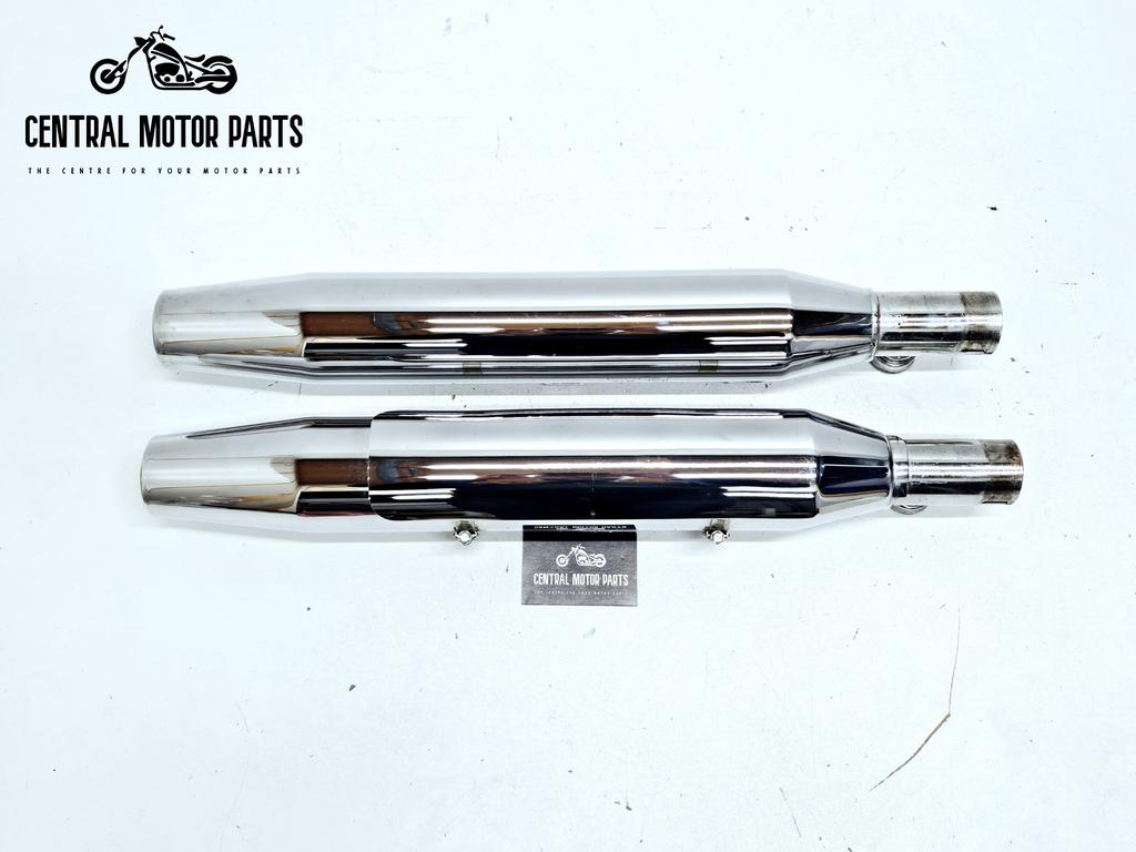 Slip ons Softail 2000-2003 chroom, Niet ingevuld, Gebruikt, Niet ingevuld, Ophalen of Verzenden