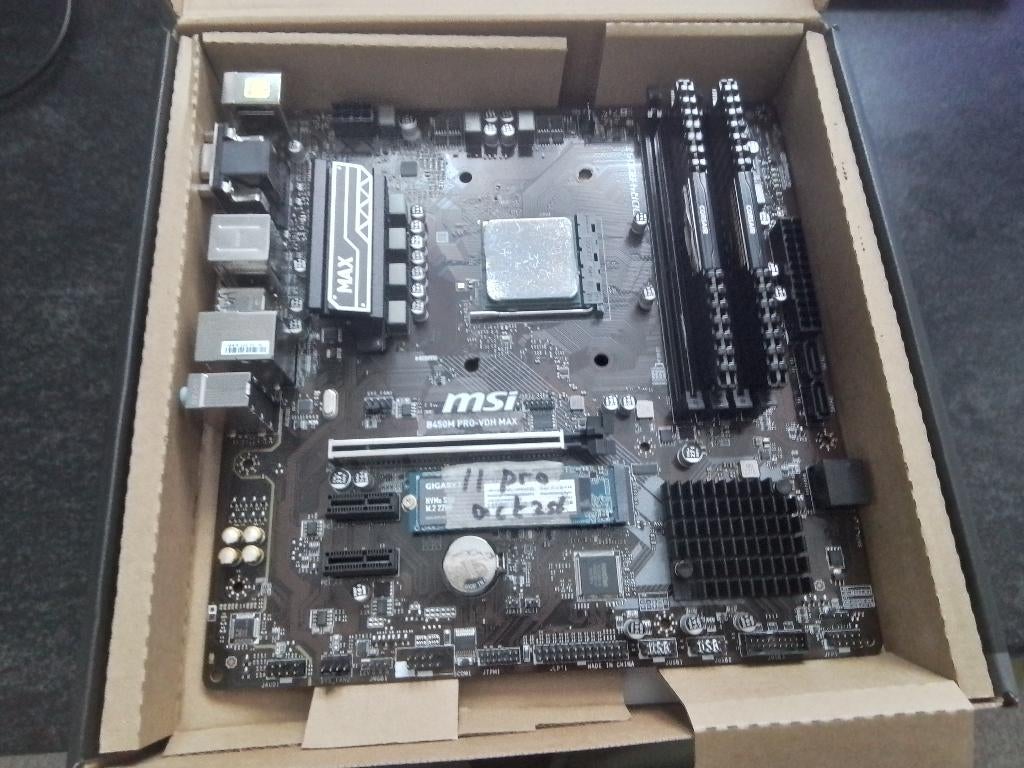 MSI B450M pro vdh max., Ophalen of Verzenden, DDR4