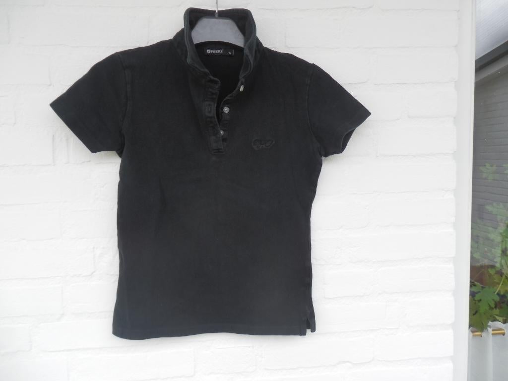 zwarte polo maat S, Maat 38/40 (M), Zwart, Ophalen of Verzenden, Zo goed als nieuw