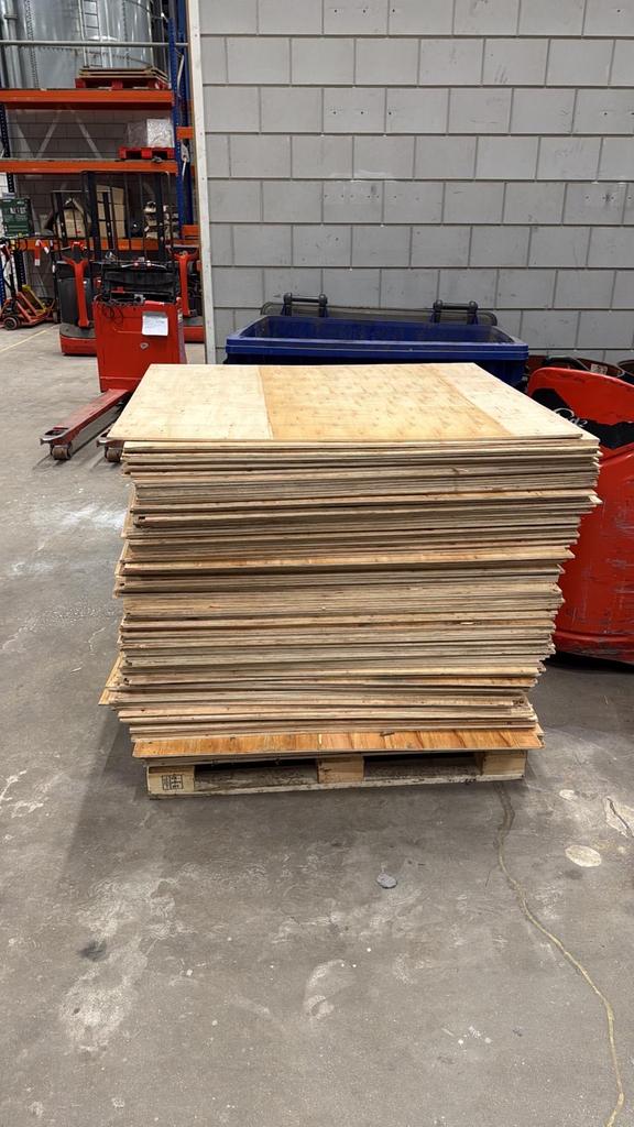 Houten platen 0,8/0,9 mm dik - circa 200 stuks, Doe-het-zelf en Verbouw, Platen en Panelen, Ophalen, Gebruikt, Hout, Minder dan 20 mm