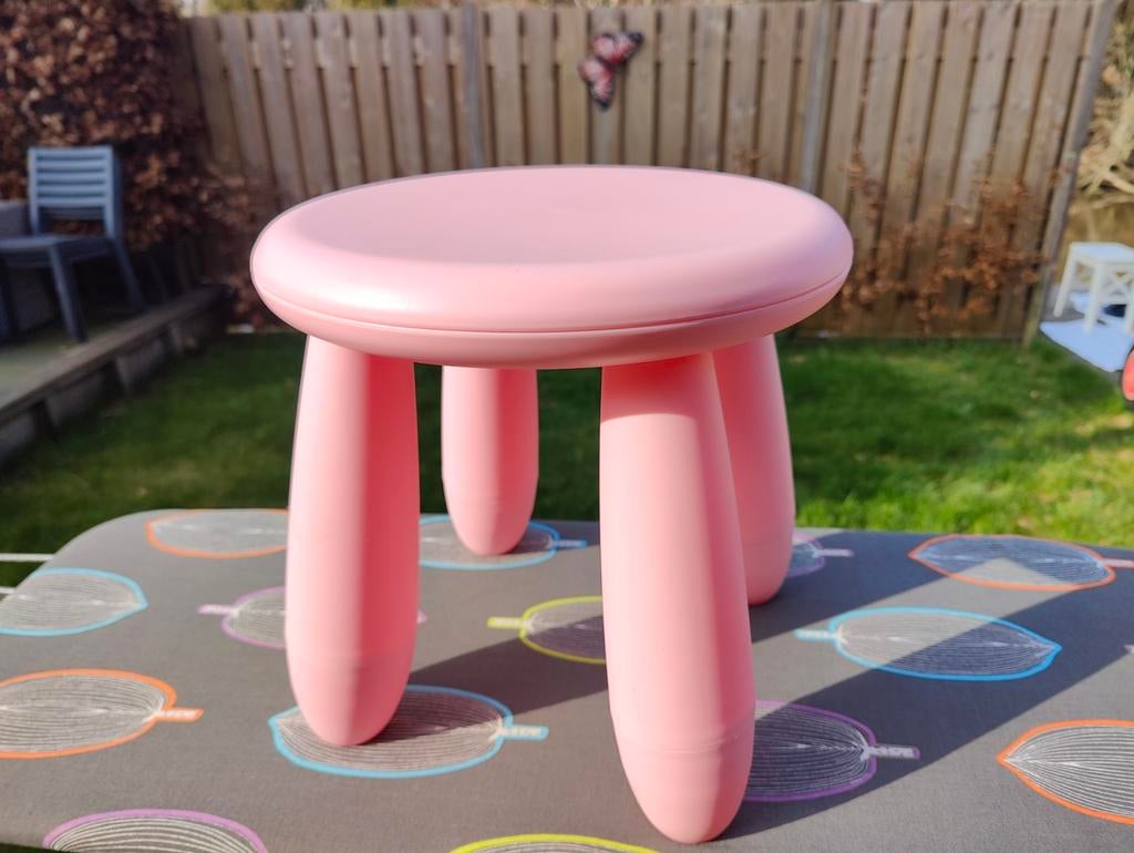 Mammut kinderkrukje Ikea roze, Ophalen of Verzenden, Hout