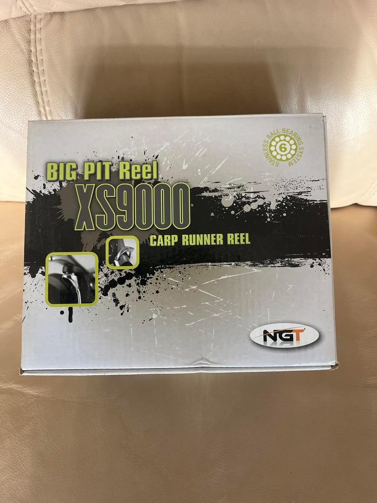 NGT Big Pit Reel XS9000 Karper vrijloop molen nieuw, Ophalen of Verzenden, Nieuw, Molen