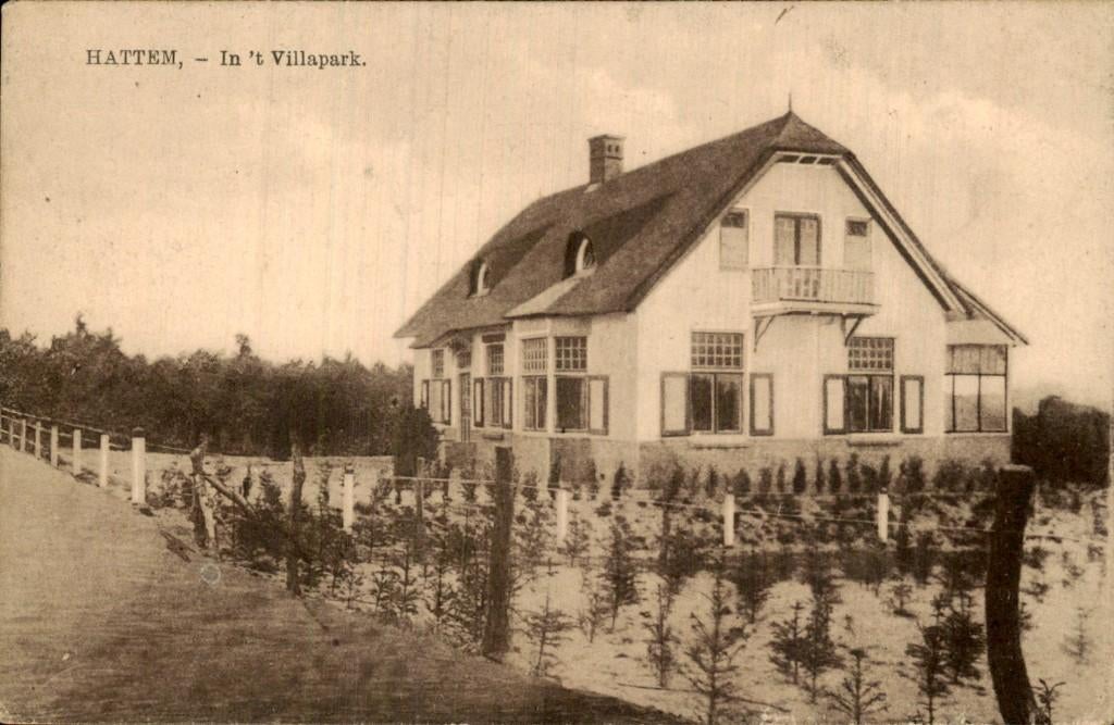 Hattem - Villapark - Huis, Ophalen of Verzenden, Voor 1920, Gelopen, Gelderland