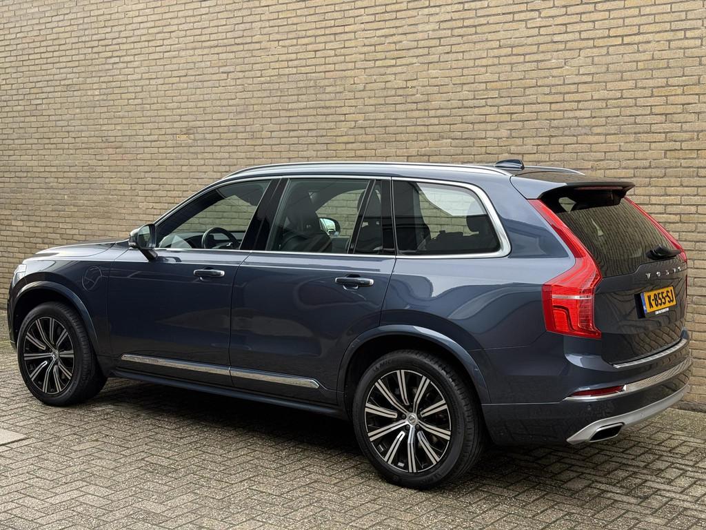 Volvo XC90 2.0 T8 390pk Recharge AWD Inscription | 7-persoon, Auto's, Volvo, Gebruikt, Euro 6, Blauw, 7 stoelen