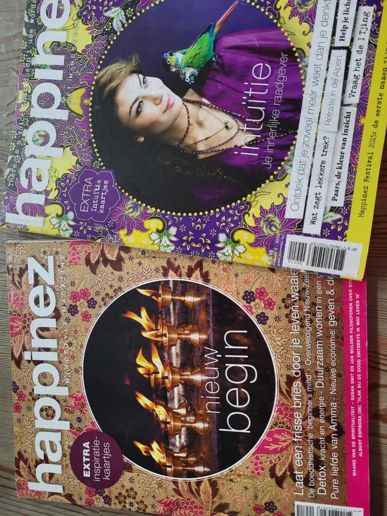 4 oude Happinez tijdschriften, Ophalen