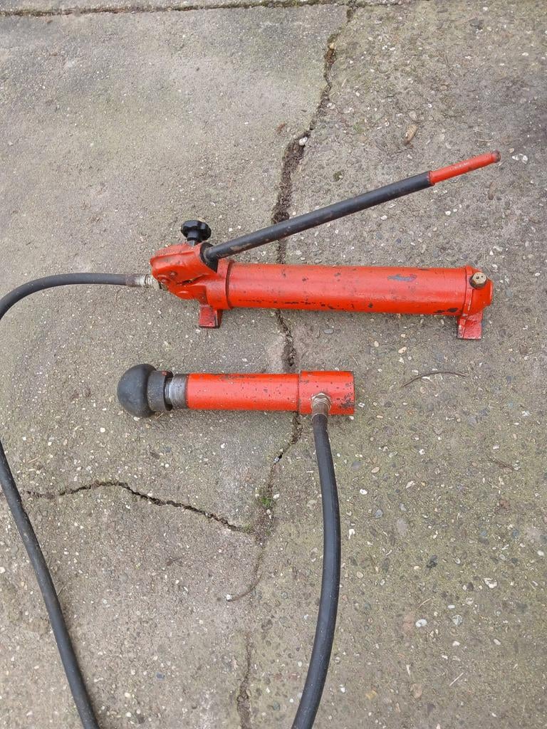 Hydraulische handpers, Ophalen of Verzenden, Gebruikt, Overige typen