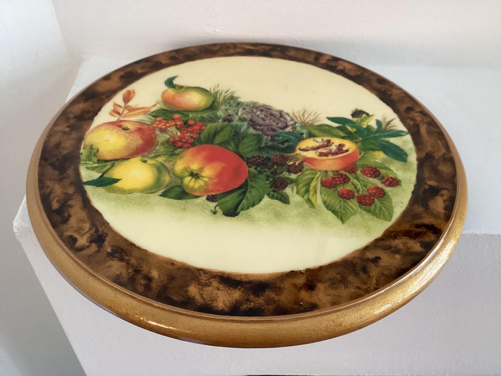 Draaiplateau met fruit, Ophalen of Verzenden