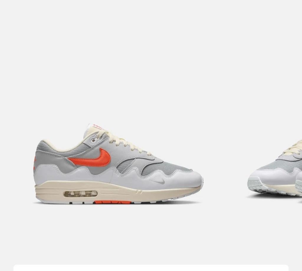 Patta X Nike Air Max 1, Ophalen, Nieuw, Wit