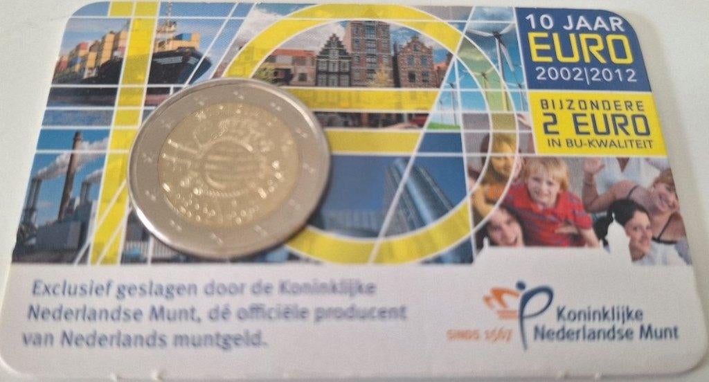 Coincard 2012 - 10 jaar Euro 2002 - 2012 - BU, Verzenden, Overige landen, 2 euro, Setje