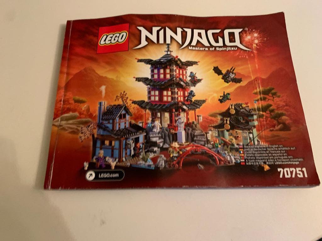 Lego Instructieboekje 70751 Temple of Airjitzu, Kinderen en Baby's, Speelgoed | Duplo en Lego, Gebruikt, Lego, Overige typen, Inclusief instructies