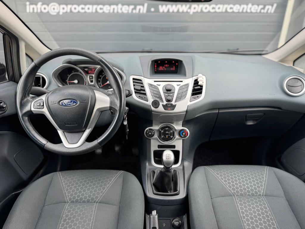 Ford Fiesta 1.25 Titanium AIRCO|STOEL.VER|EL.RAMEN|LMV|APK|N, Voorwielaandrijving, Euro 5, Stof, 1242 cc