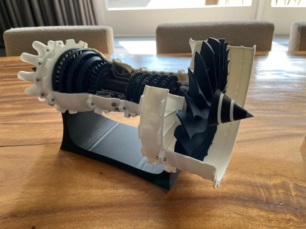 Jet Engine model, Ophalen of Verzenden, Zo goed als nieuw