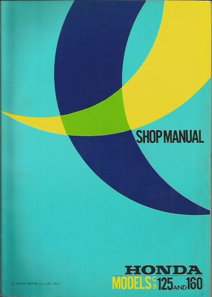 Honda CB125 and 160 shop manual (3574z), Motoren, Verzenden, Honda