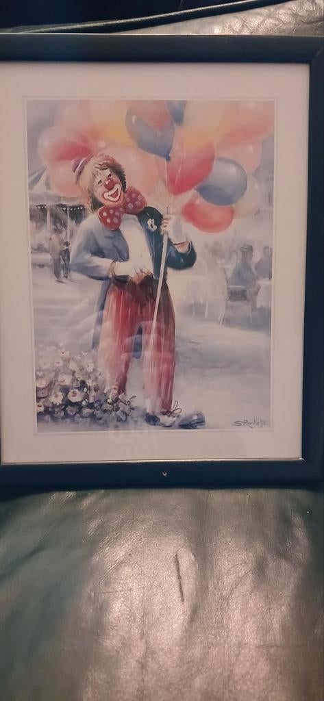 Vrolijke Clown met Ballonnen € 30,00, Ophalen