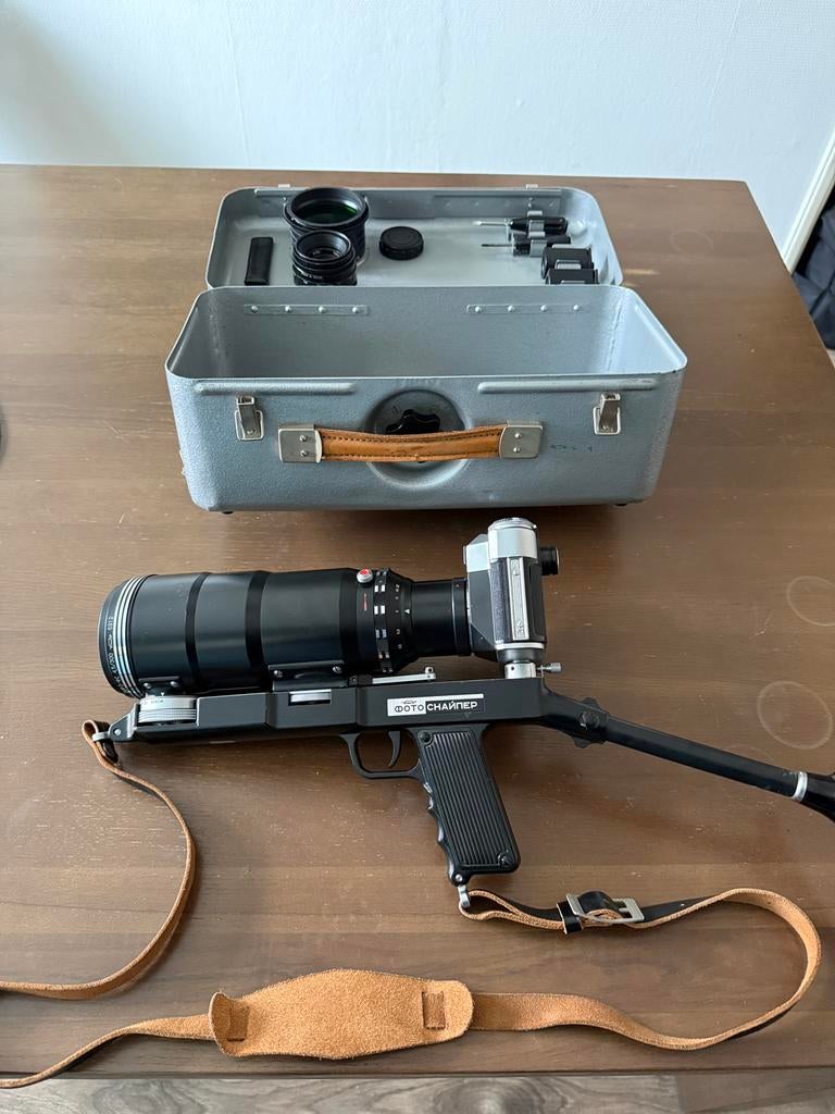 Zenith Photosniper FS-12 complete set foto camera, Ophalen of Verzenden, Landmacht