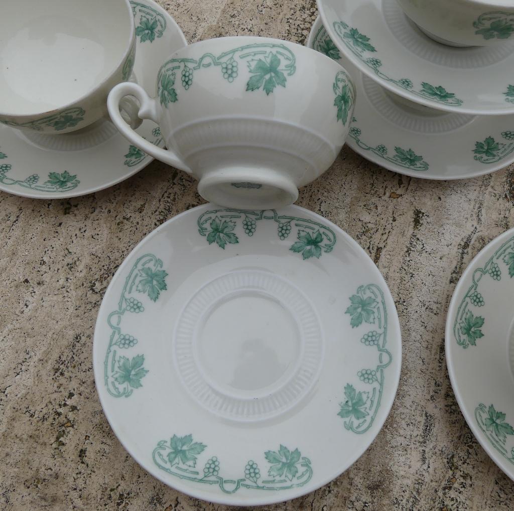 MOSA Thee Servies met Druiven Ranken, Ophalen of Verzenden