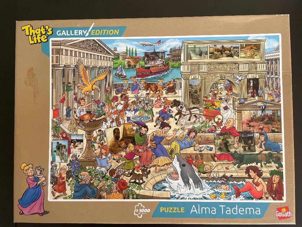 puzzel alma tadema, Ophalen, 500 t/m 1500 stukjes, Zo goed als nieuw, Legpuzzel