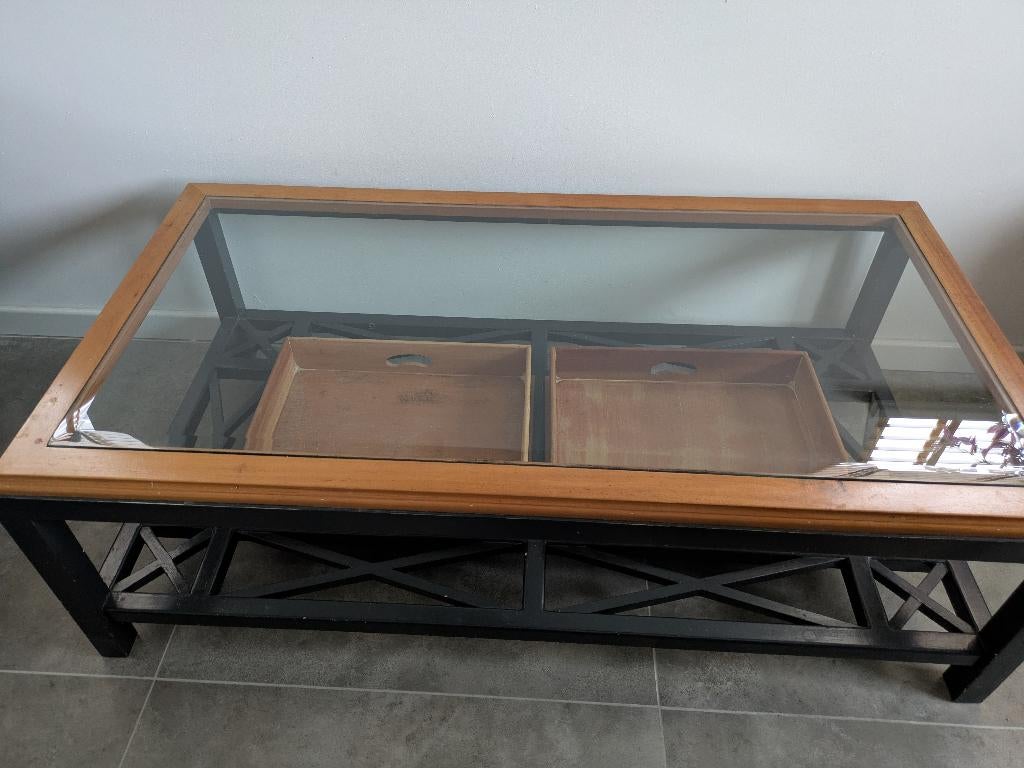 Rofra salontafel, Ophalen, 100 tot 150 cm, 50 tot 100 cm, Zo goed als nieuw