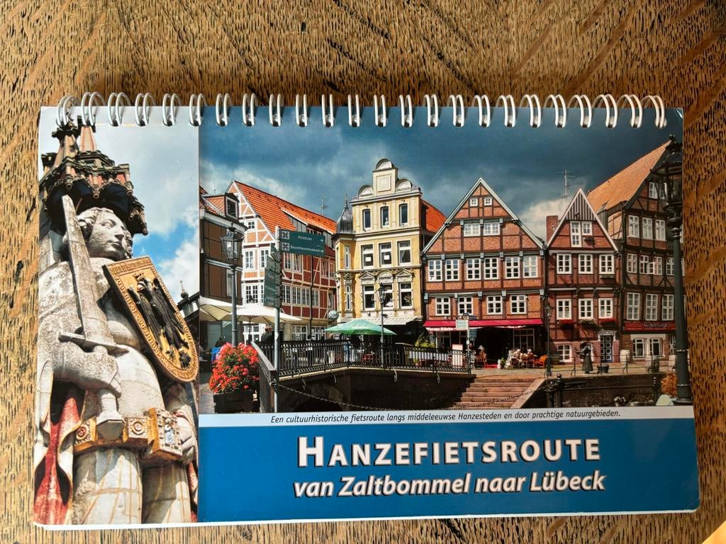 Hanzefietsroute van Zaltbommel naar Lübeck, Fiets- of Wandelgids, Europa, Ophalen of Verzenden, Gelezen