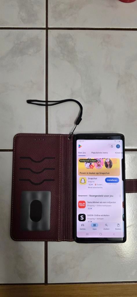 Samsung galaxy note 9, Ophalen, Zwart