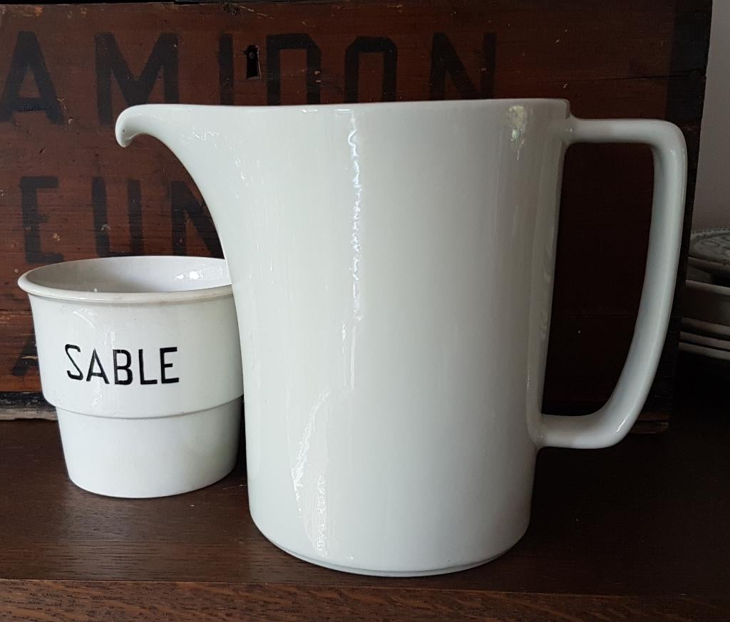 Grote oude kan, Sphinx Regout, Antiek en Kunst, Ophalen of Verzenden